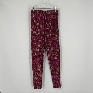 Agnes & Dora Women’s Pink Skull Print Leggings Size Small / Medium